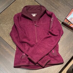 Arc'teryx Dark Red Fleece Jacket